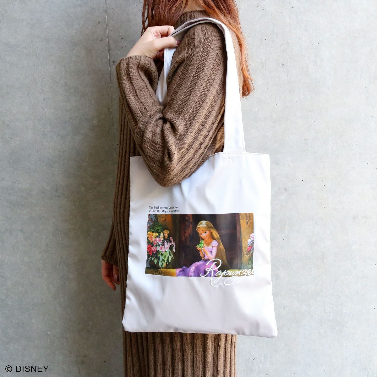 DISNEY COLLECTIONラプンツェル/サテンフォーカストート シルバー