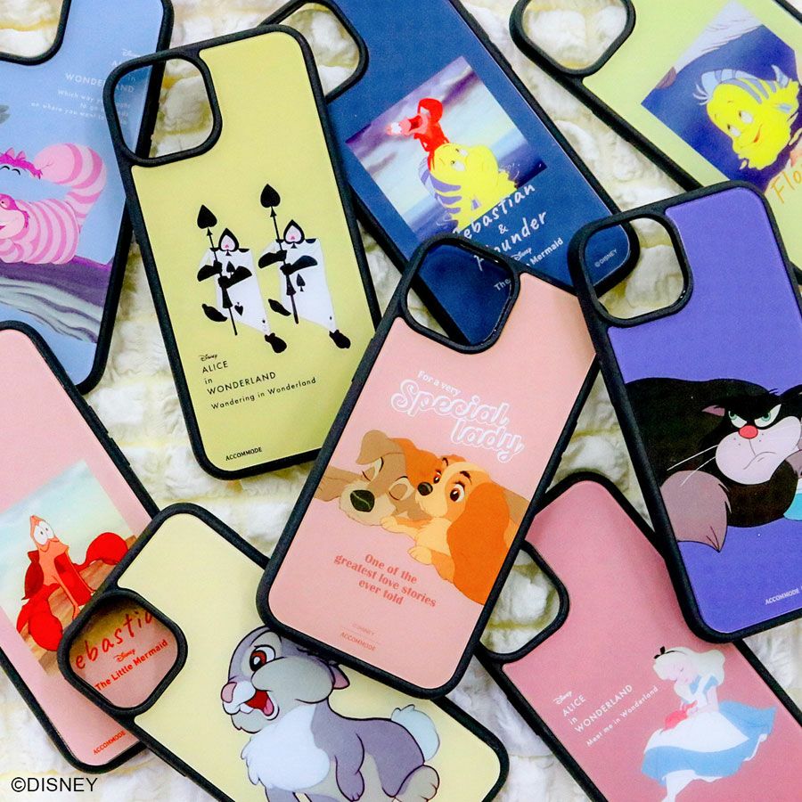 DISNEY COLLECTIONDISNEY/背面アクリルiPhoneケース 14対応 ルシファー