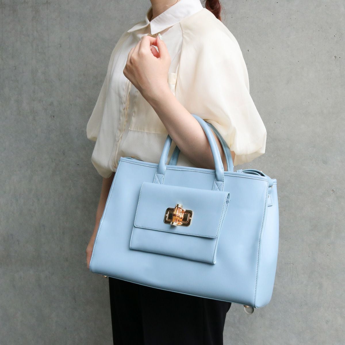 ACCOMMODEバンブーファンクションバッグ グレージュ | ショルダー