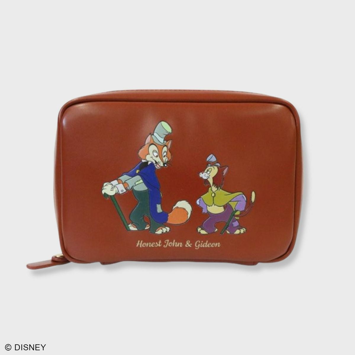 ディズニー　ヴィランズ　3連ポーチ DISNEY COLLECTIONディズニー/ヴィランズ/ポーチ ダークオレンジ