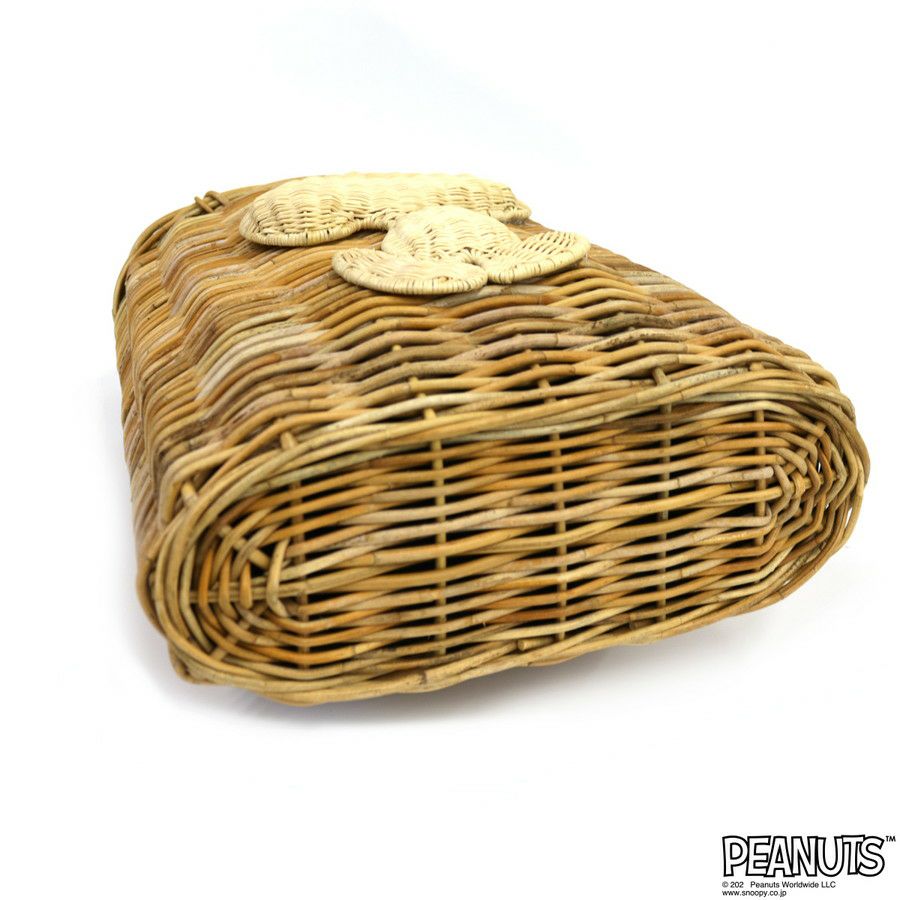 SNOOPYSNOOPY/Arurog basket S ナチュラル | カゴバッグ | アコモ