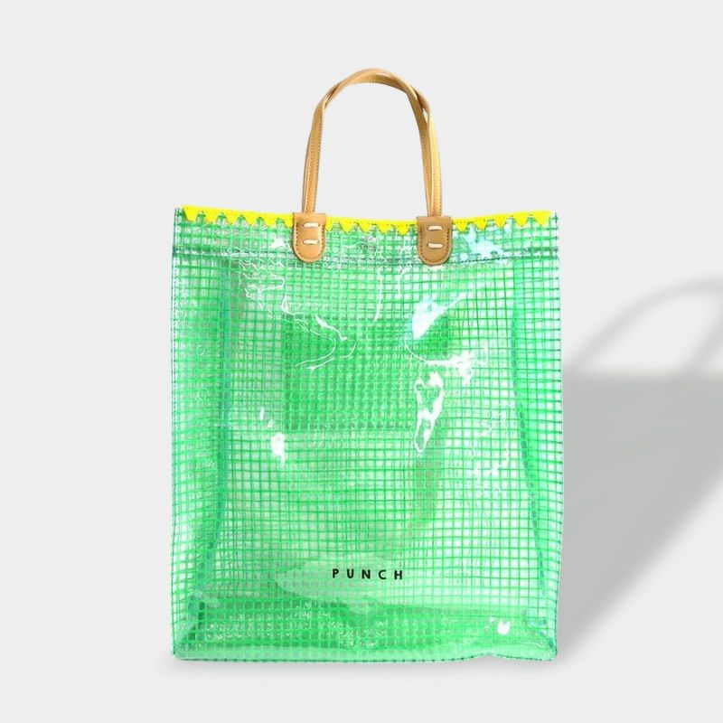 ACCOMMODEパンチトートバッグ グリーン | トートバッグ | アコモ