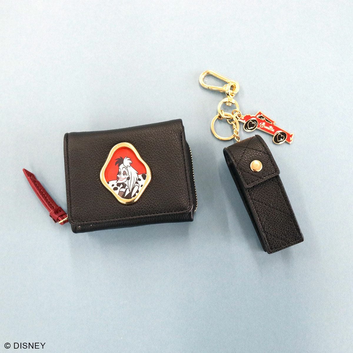 ディズニー ヴィランズ クルエラ メタルフレームミニウォレット (ブラック) 財布 ACCOMMODE アコモデ 2150-kj-1522-bk_4.jpg