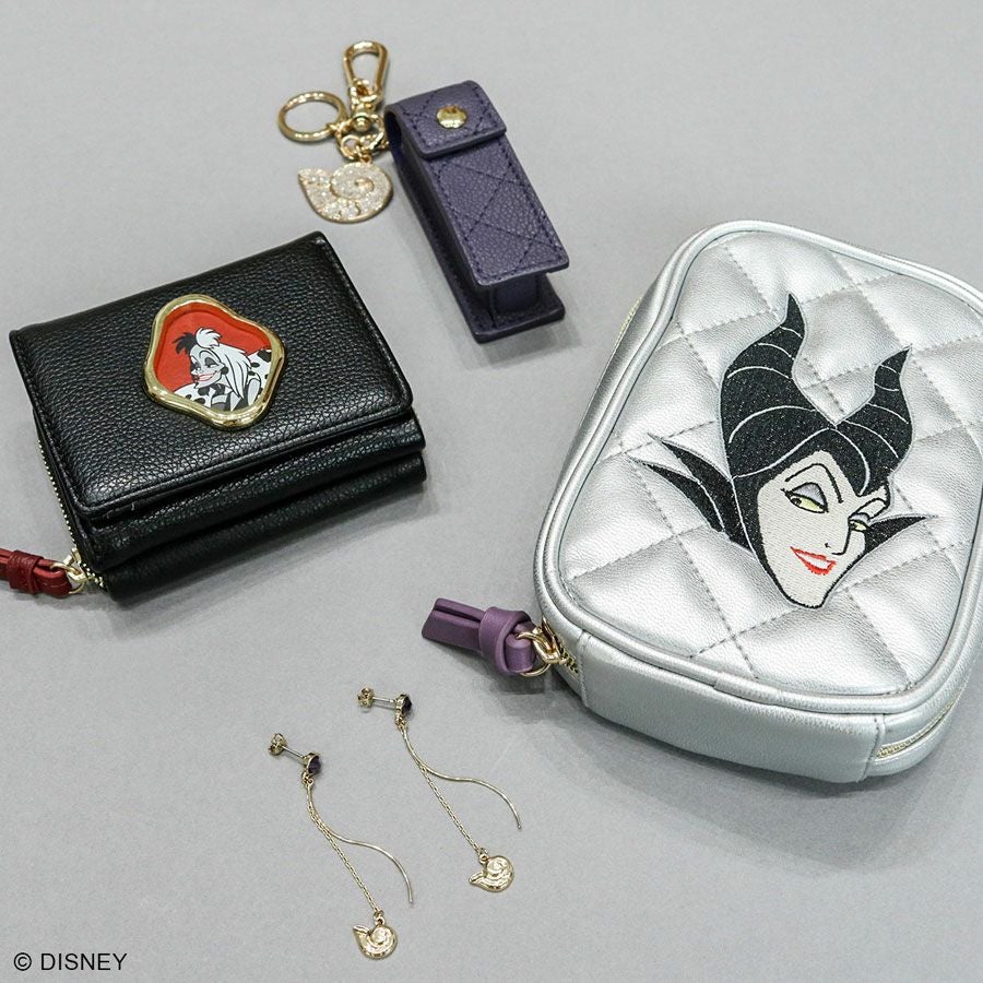 DISNEY COLLECTIONディズニーヴィランズ/キルティングフェイスポーチ