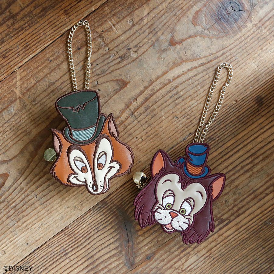 DISNEY COLLECTIONピノキオ/パッチワークダイカットポーチチャーム