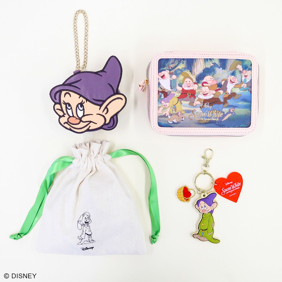 DISNEY COLLECTIONスノーホワイト/ダイカットポーチチャーム おとぼけ