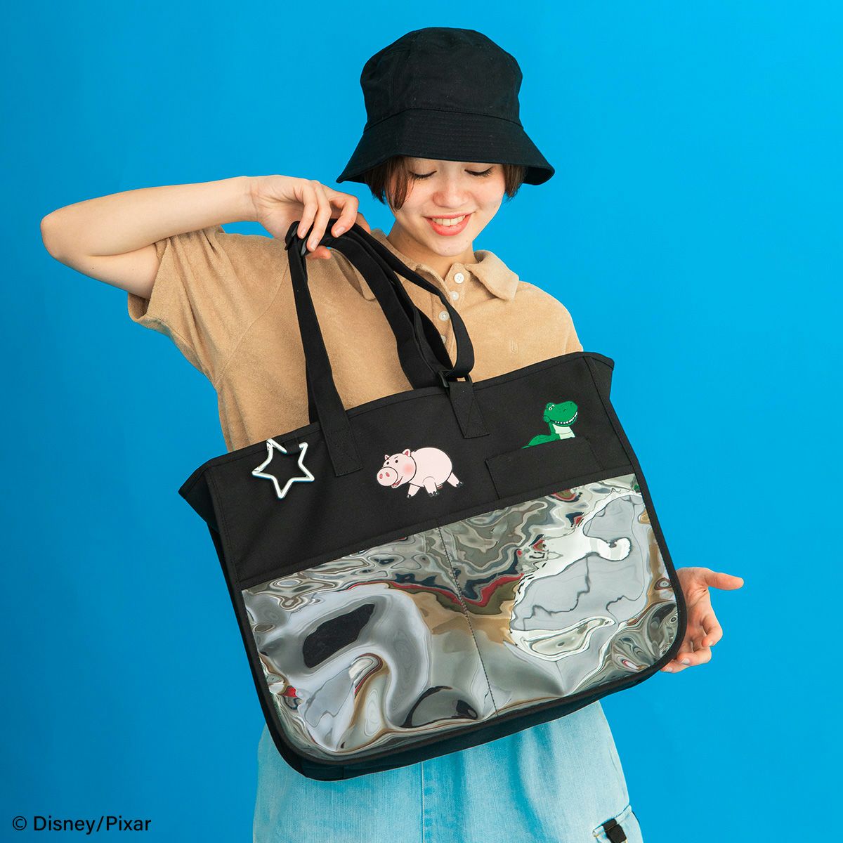 DISNEY COLLECTIONトイ・ストーリー/マルチポケットトート ブラック
