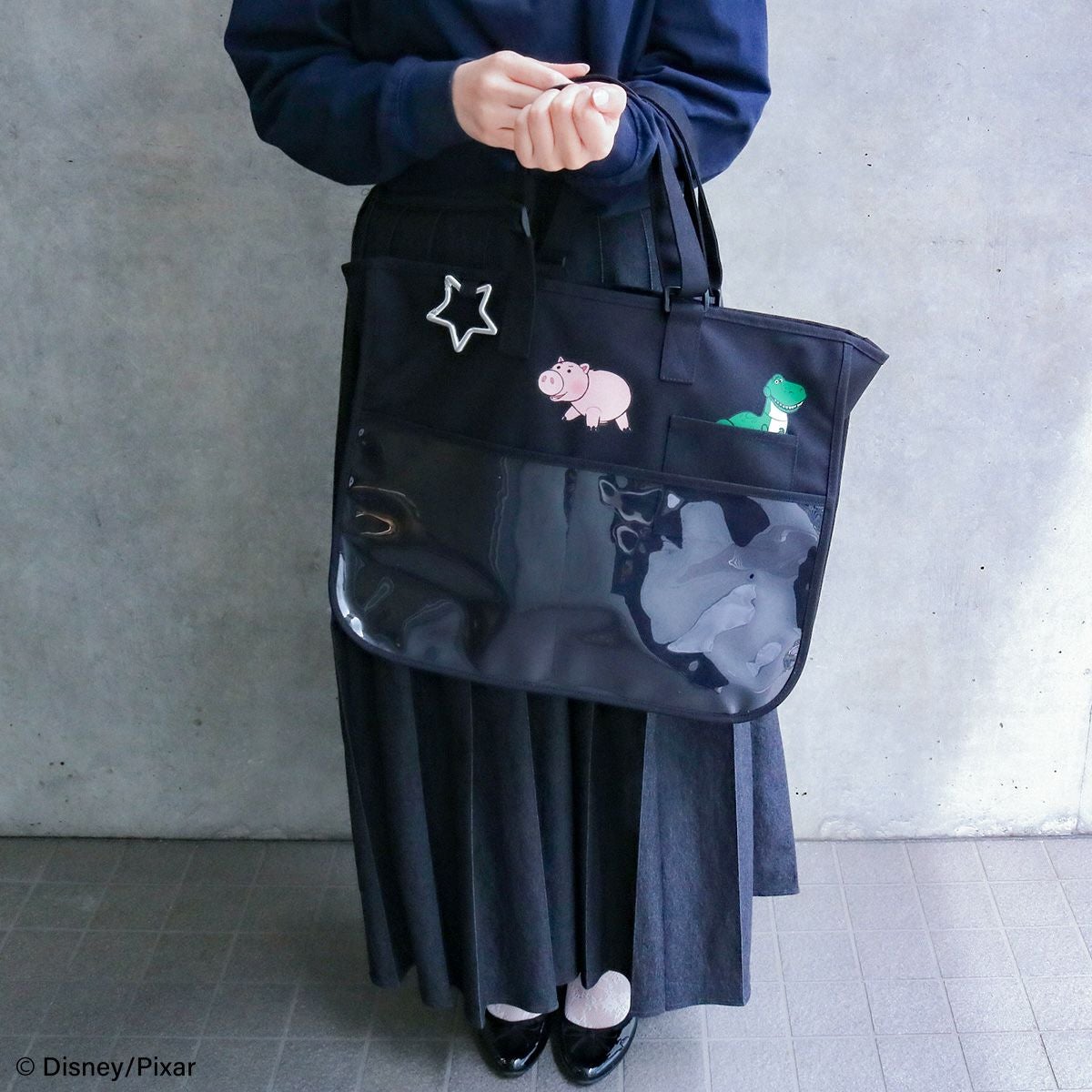 DISNEY COLLECTIONトイ・ストーリー/マルチポケットトート ブラック