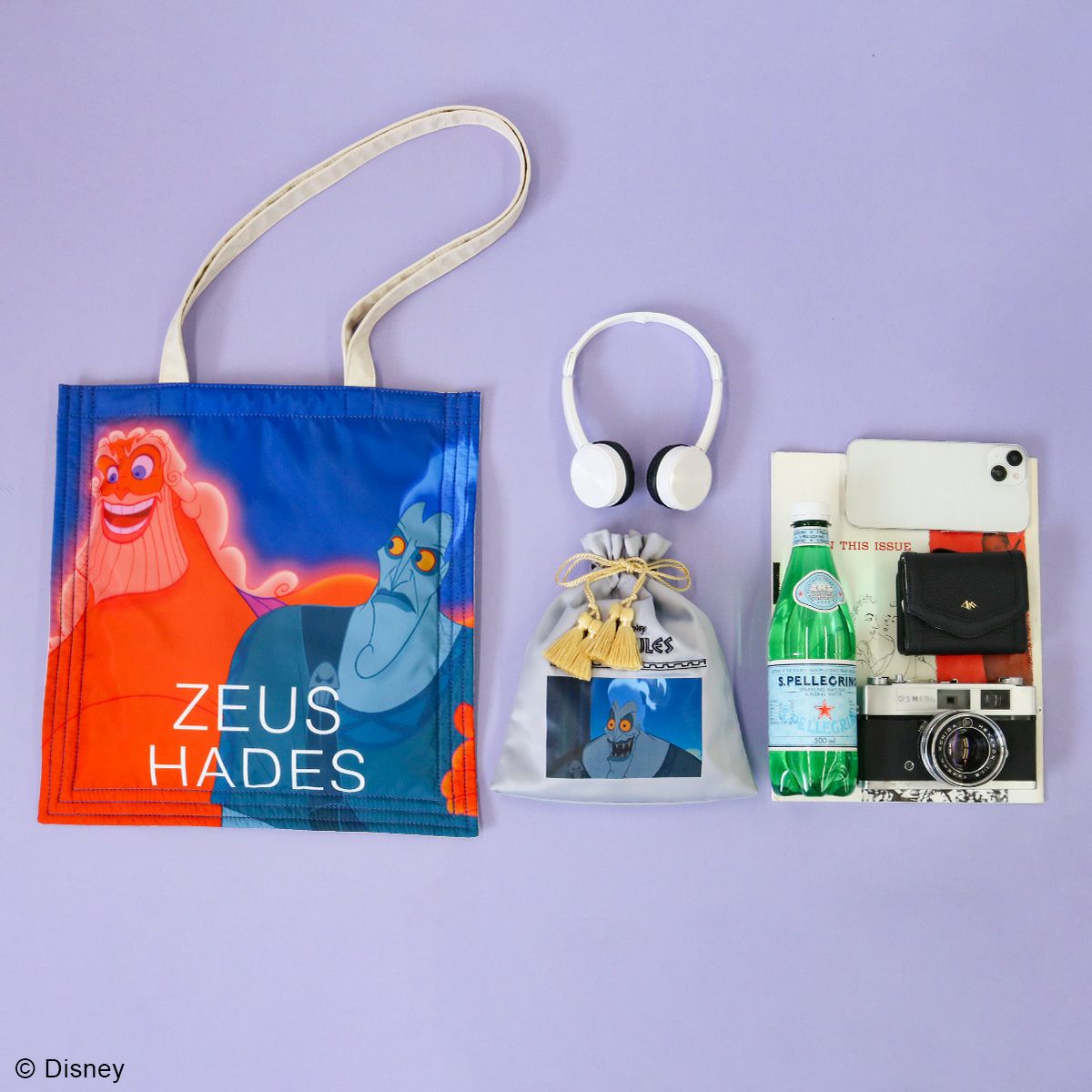 DISNEY COLLECTIONヘラクレス/グラフィックトートバッグ ブルー