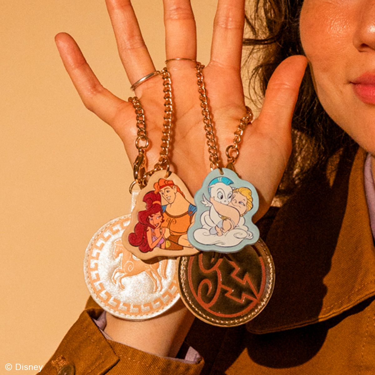 DISNEY COLLECTIONヘラクレス/ミラーチャーム ゴールド | キーホルダー