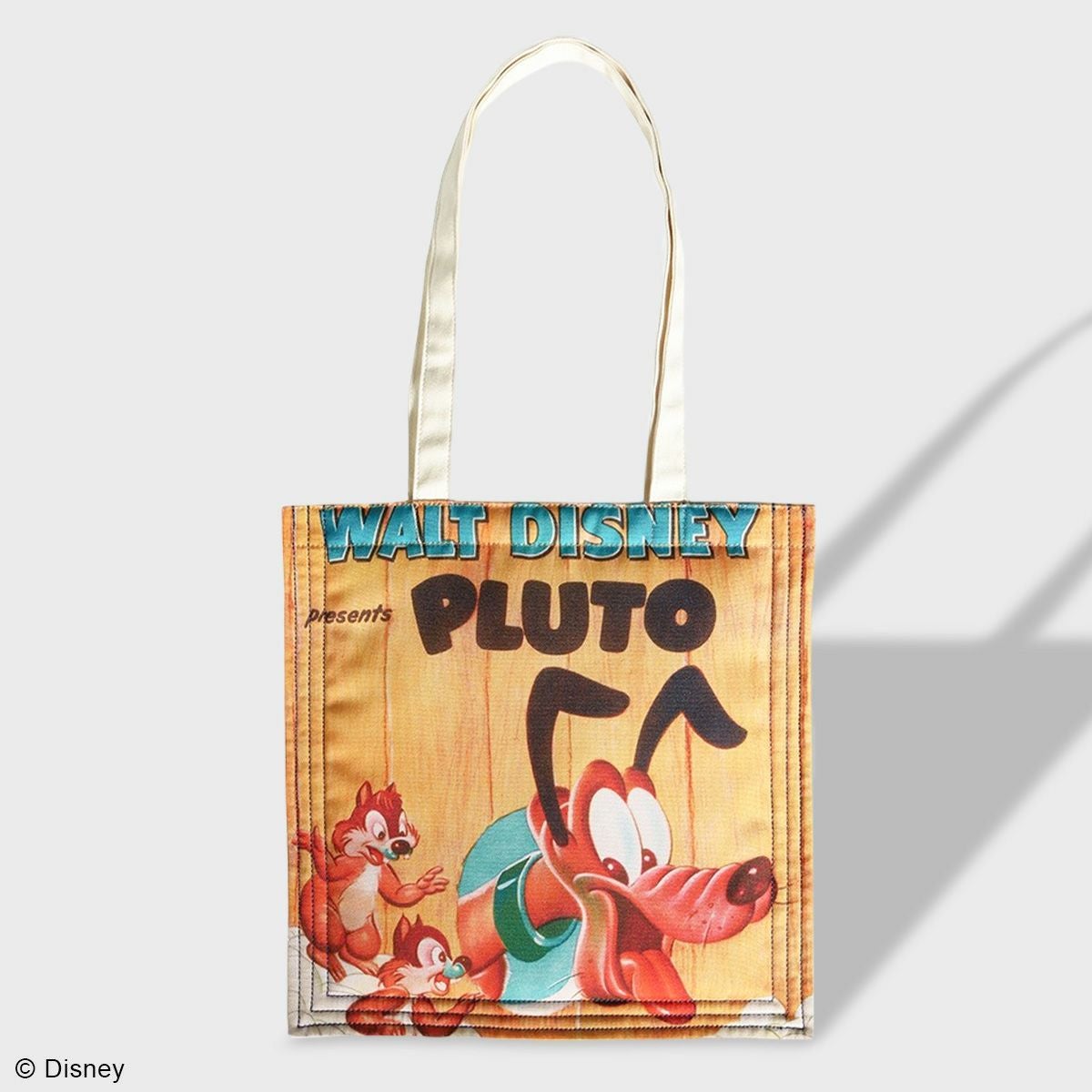 DISNEY COLLECTIONプルート/ポスターアートトートバッグ ブラウン