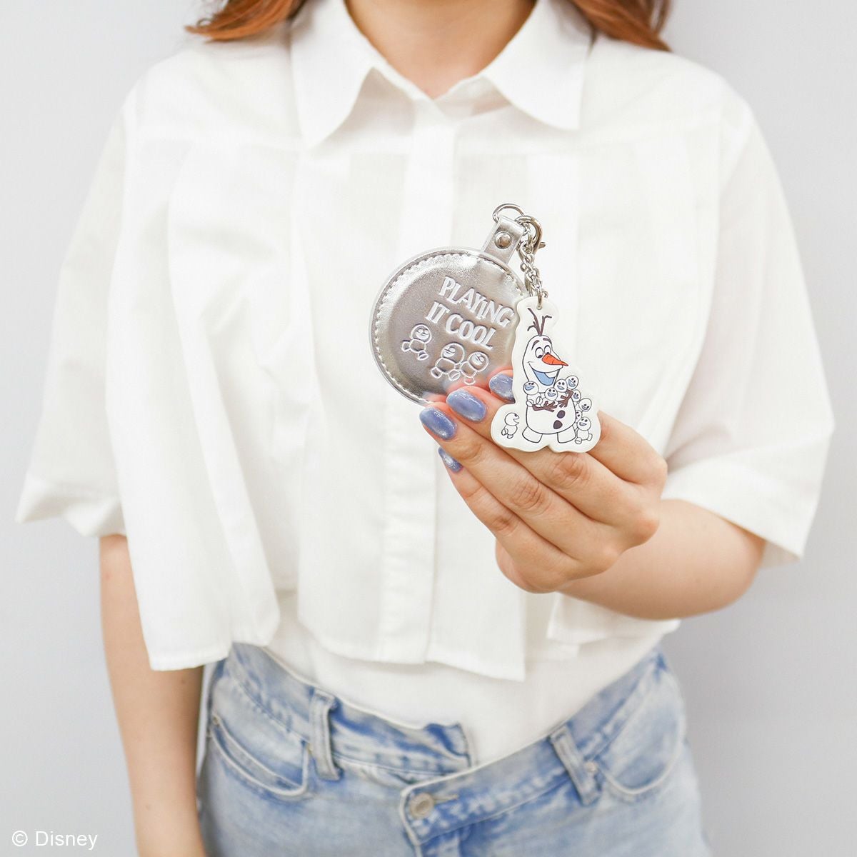 DISNEY COLLECTIONフローズン/ミラーチャーム シルバー | キーホルダー