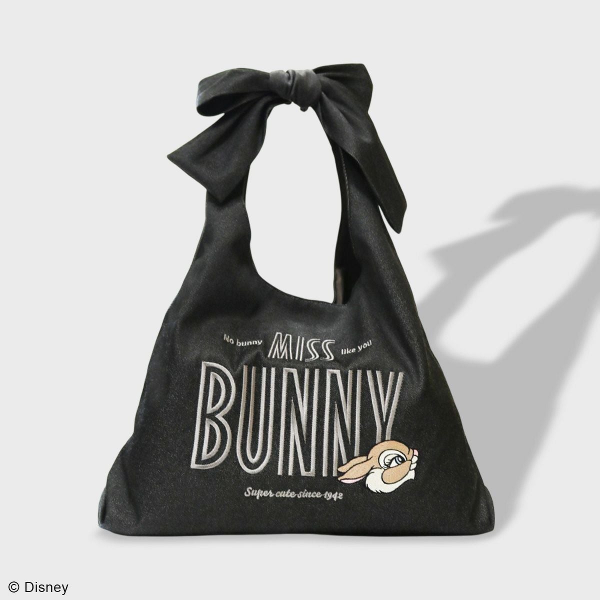 DISNEY COLLECTIONディズニー/リボンハンドルトートバッグ ブラック