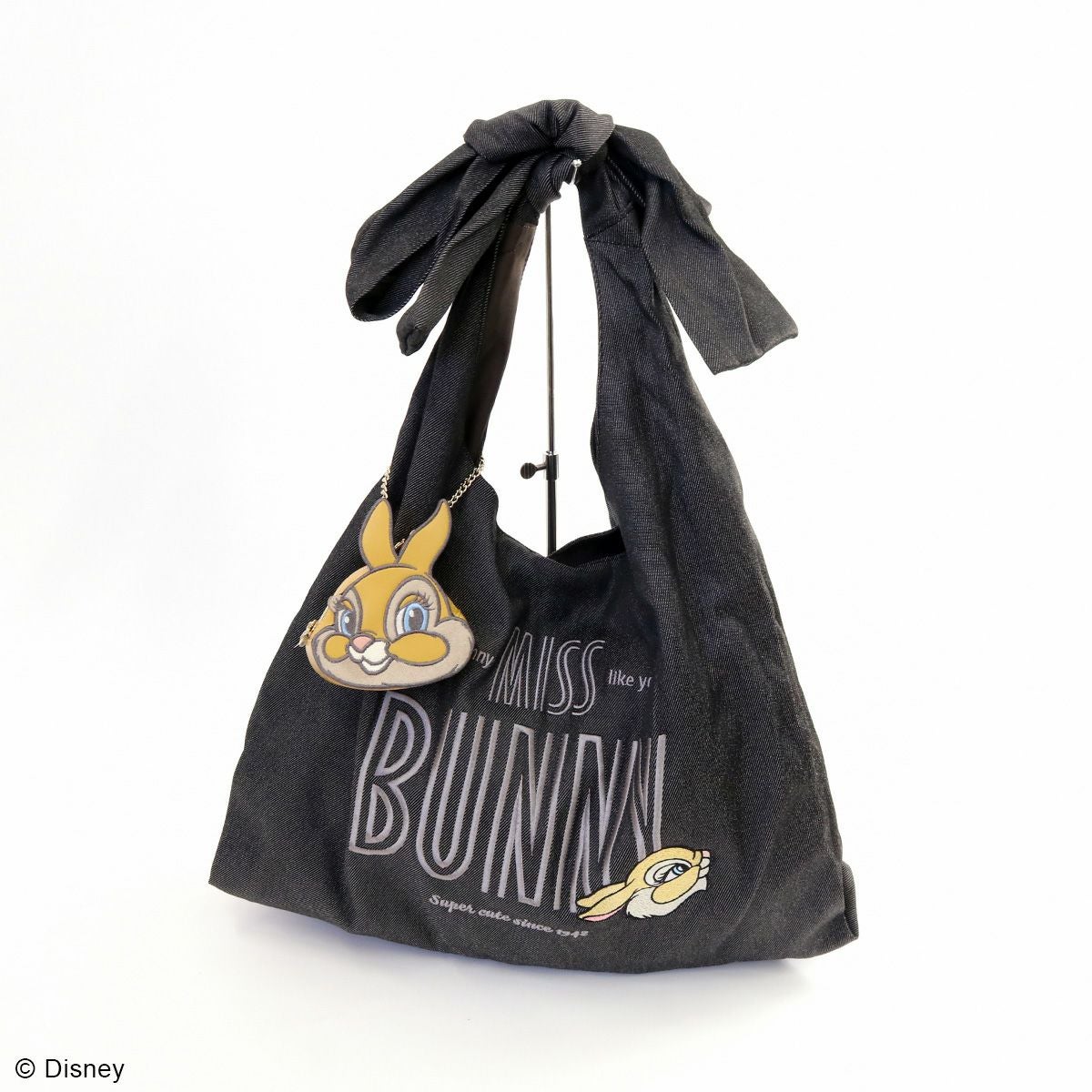 DISNEY COLLECTIONディズニー/リボンハンドルトートバッグ ブラック