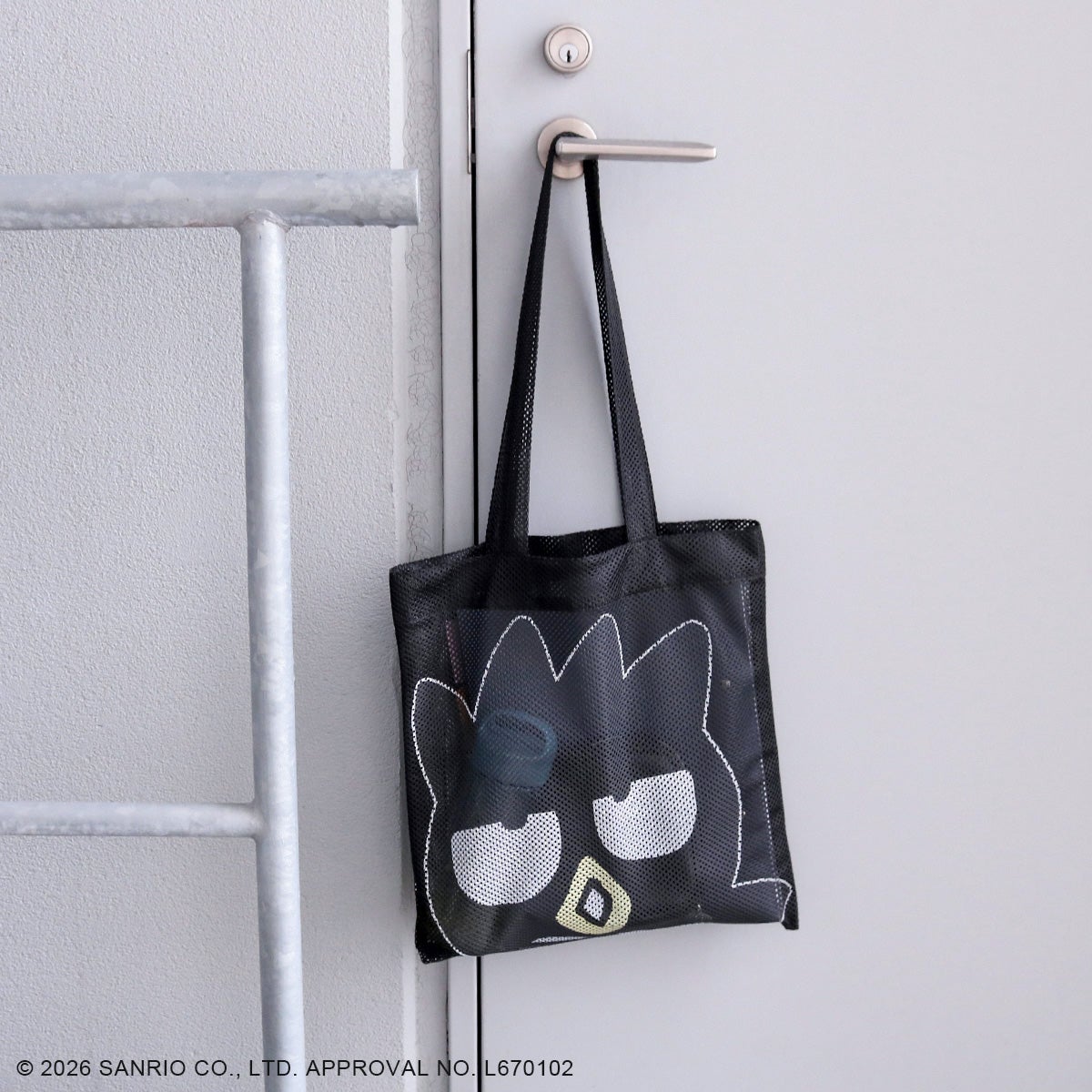 sanrioサンリオキャラクターズ/カラップ フェイスアップメッシュトート