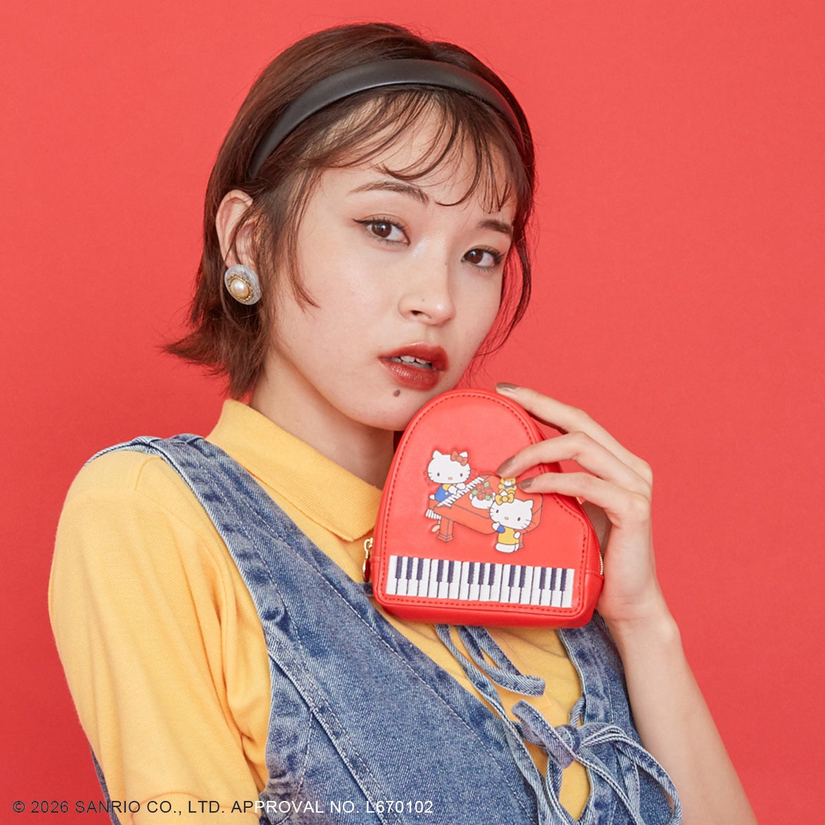 sanrioハローキティ/ピアノポーチ レッド | ポーチ | アコモデバッグ