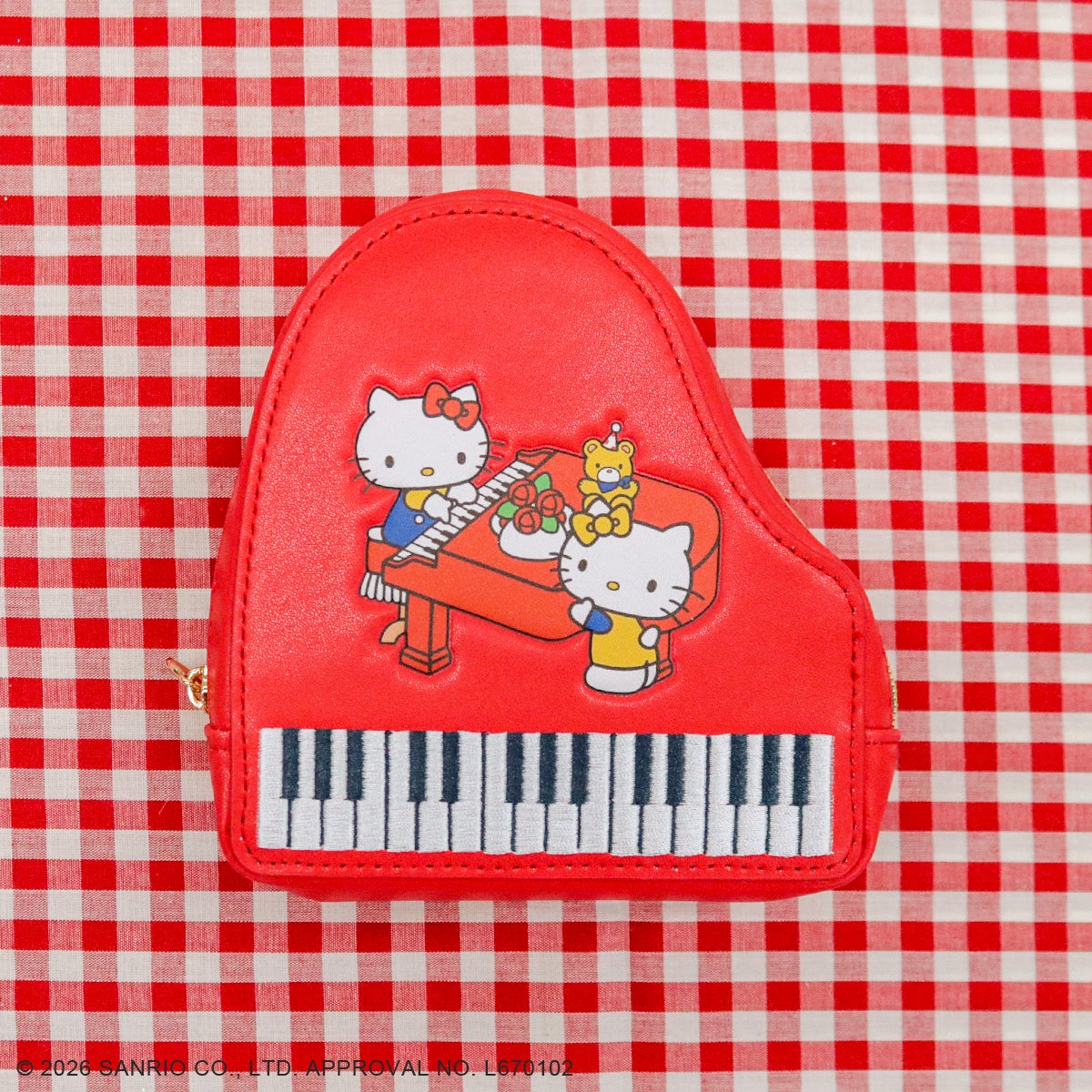 sanrioハローキティ/ピアノポーチ レッド | ポーチ | アコモデバッグ